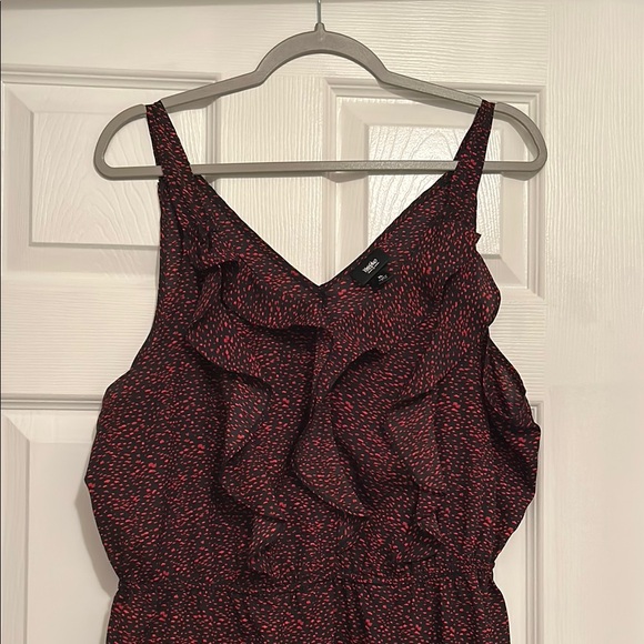 Mossimo Red Ruched Mini Dress - Picture 3 of 5